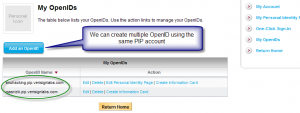 multiple openID